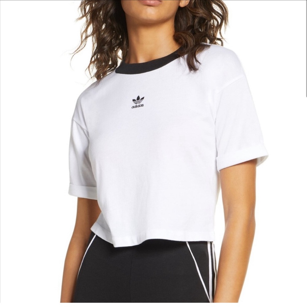 Adidas cropped tee